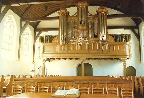 Het Van der Kleij orgel dat in 1918 in gebruik is genomen.